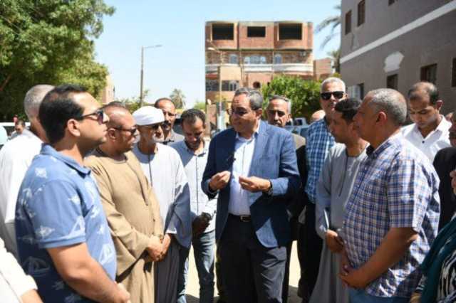 محافظ قنا يدشن مبادرة «القرية النموذجية» من قرية بخانس بأبوتشت