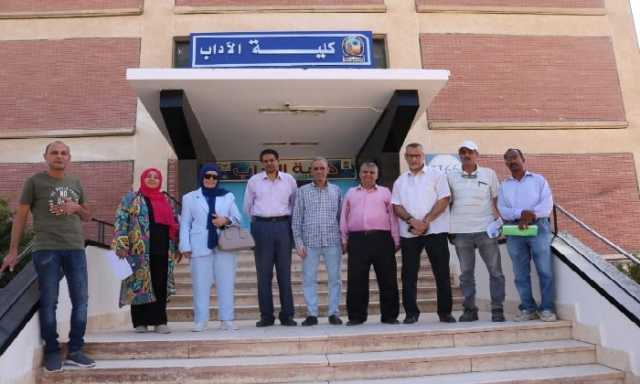 جامعة جنوب الوادي تطلق منافسة للتميز.. لجنة التقييم تزور كليتي الآداب والعلوم