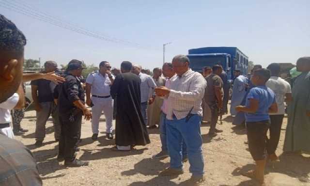 حملة موسعة لإزالة التعديات واسترداد أملاك الدولة بأبوتشت