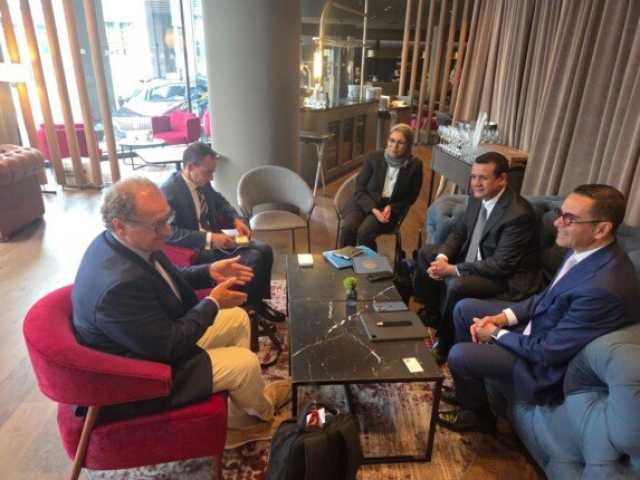 وزير الاستثمار يلتقى مسؤولي شركة ABC البلجيكية المتخصصة في تصنيع المحركات