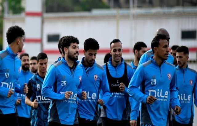 مران لبدلاء الزمالك بعد التعادل مع بتروجت في الدوري