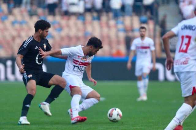 التعادل السلبي يسيطر على الشوط الأول من مباراة الزمالك والجونة