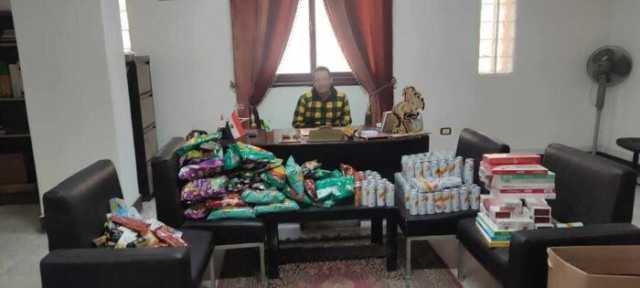 ضبط فلاتر زيوت سيارات وسلع غذائية وسجائر مجهولة المصدر في حملة تموينية مكبرة ببورسعيد