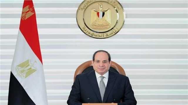 الرئيس السيسي يوقع قانونا بشأن إيقاف العمل بالقانون رقم 113 لسنة 1939 الخاص بضريبة الأطيان
