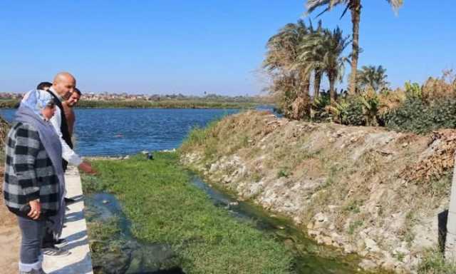سكرتير عام مساعد بني سويف يتفقد أعمال الحماية من مخاطر السيول والأمطار