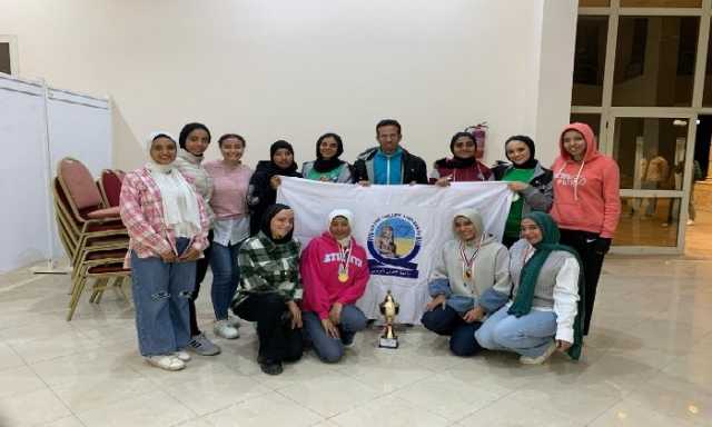 جامعة جنوب الوادي تتألق في مهرجان ألعاب جامعات الجنوب وتحصد الذهب في كرة السلة