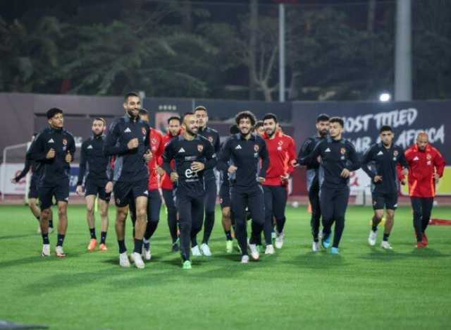 الأهلي يبدأ الاستعداد للقاء بتروجت في الدوري الممتاز