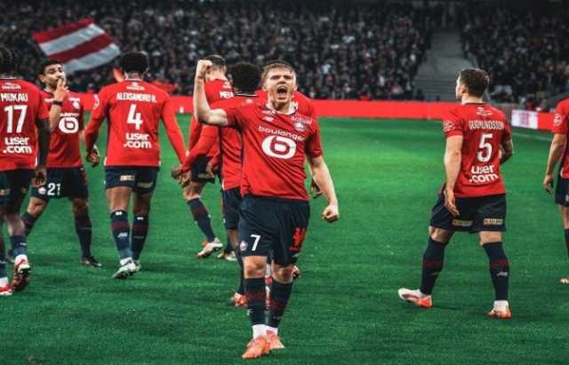 ليل يفوز على أنجيه بثنائية ويقفز لوصافة الدوري الفرنسي