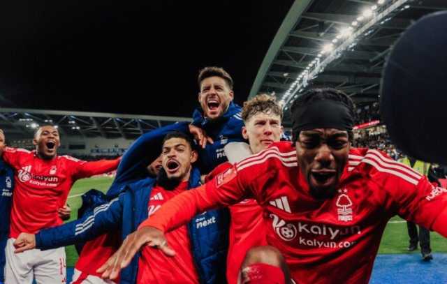 نوتينجهام فورست يتجاوز برايتون ويبلغ نصف نهائي كأس الاتحاد الإنجليزي