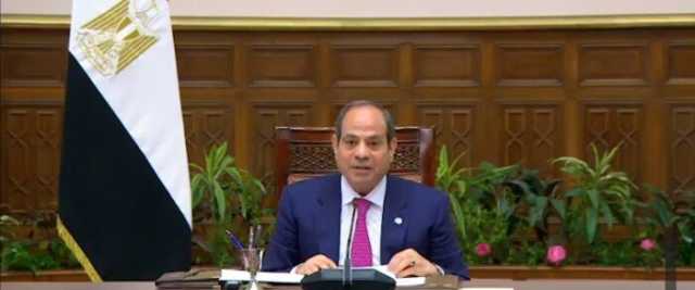الرئيس السيسي يؤكد دعم مصر الكامل لجهود تحقيق أهداف البرلمان العربي