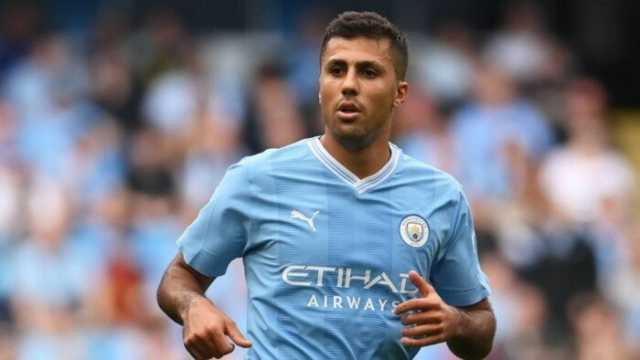 رودري يعود إلى مانشستر سيتي بعد تعافيه من إصابة في الرباط الصليبي