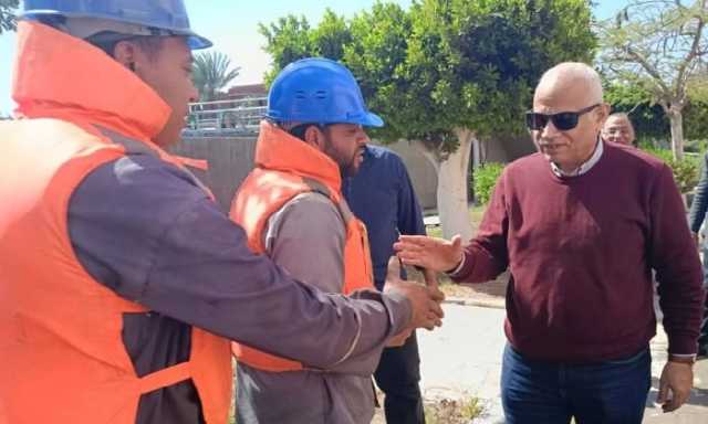 رئيس مياه البحيرة يتفقد انتظام العمل بالمحطات استعدادًا لعيد الفطر