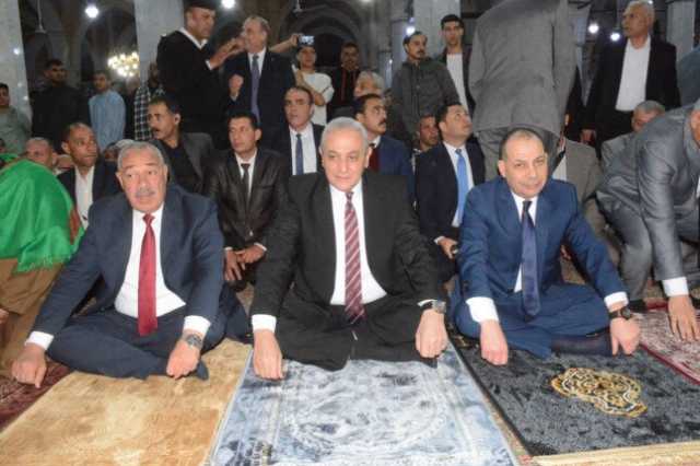 في أجواء مبهجة.. محافظ الغربية يؤدي صلاة عيد الفطر مع آلاف المواطنين بمسجد السيد البدوي