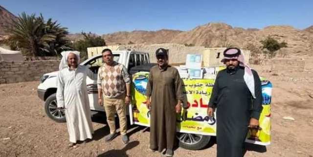 حزب مستقبل وطن يستكمل توزيع كراتين رمضان ضمن مبادرة الخير في مدينة دهب بجنوب سيناء