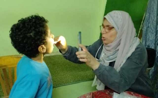 جامعه مدينة السادات تنظم قافلة طبية بجزيرة أبو نشابة بالخطاطبة