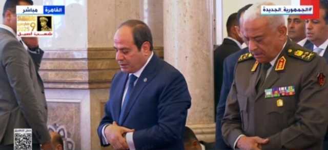 الرئيس السيسي يؤدي صلاة الجمعة بمسجد المشير طنطاوي.. بث مباشر