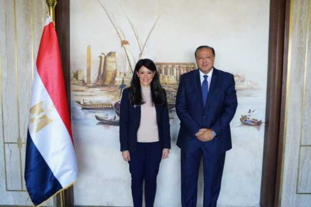 المشاط تلتقي رئيس الجهاز المصري للملكية الفكرية لمناقشة سبل دعم الاستراتيجية الوطنية للملكية الفكرية