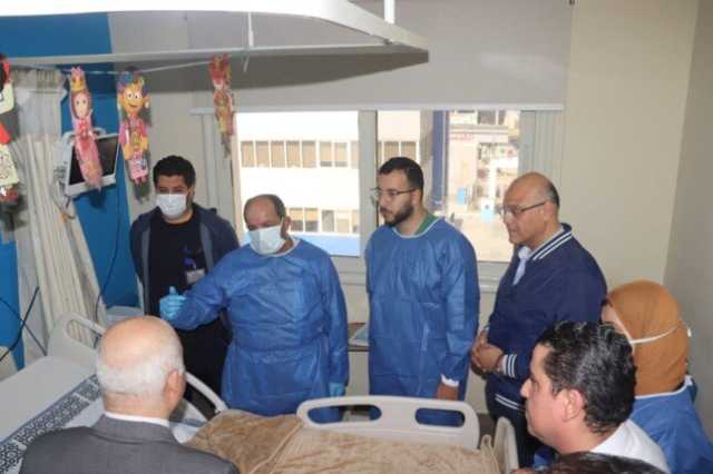 محافظ القليوبية يتفقد مستشفى القناطر الخيرية