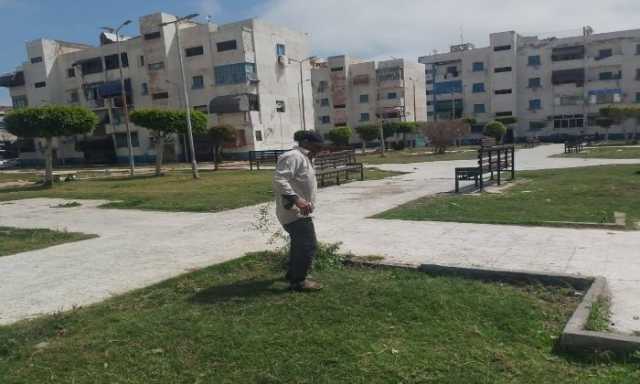 حدائق حي المناخ ببورسعيد تتزين لاستقبال عيد الفطر المبارك
