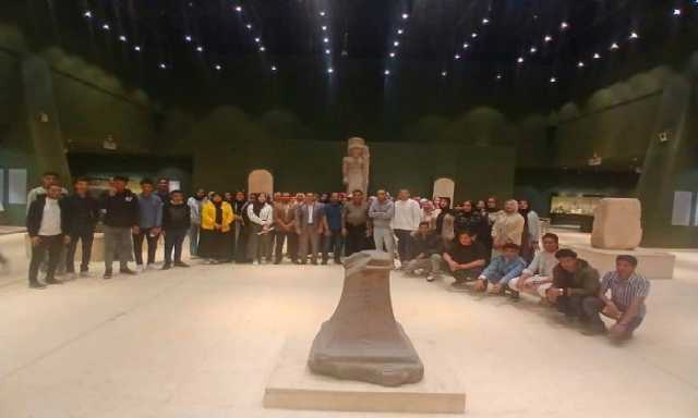 متحف سوهاج القومي يستقبل طلاب كلية الآثار في جوله إرشادية للتعرف علي مقتنياته