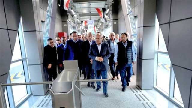 وزير النقل يتابع جاهزية المرحلة الأولى لمشروع الأتوبيس الترددي BRT والخط الرابع للمترو