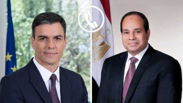 الرئيس السيسي يتلقى اتصالاً هاتفياً من رئيس وزراء إسبانيا لبحث التطورات الإقليمية