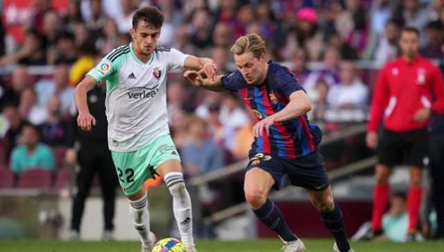 البارسا في الصدارة.. ترتيب الدوري الإسباني قبل مباراة برشلونة وأساسونا