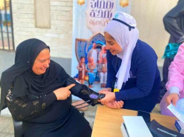 حملة «رمضان بصحة لكل العيلة» تشارك أهالي بورسعيد في صلاة عيد الفطر وتواصل جهودها الطبية