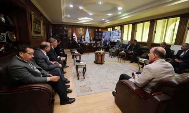 محافظ كفر الشيخ يستقبل المهنئين بعيد الفطر المبارك