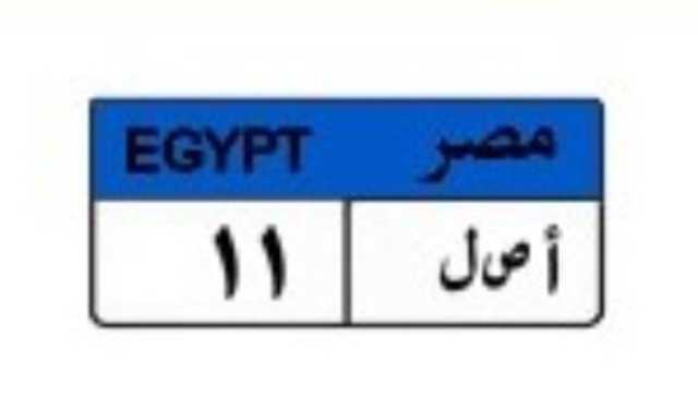 «أ ص ل 11».. لوحة مميزة في مزاد المرور تصل إلى 400 ألف جنيه