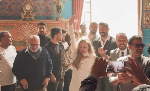 نيكول سابا تحتفل بنجاح مسلسل وتقابل حبيب