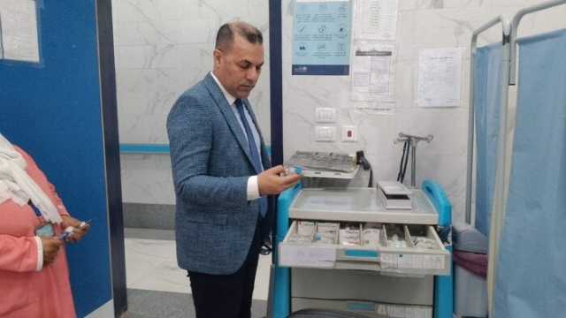 مدير صحة البحيرة يتفقد وحدة طب الأسرة بأبعادية دمنهور في أول أيام العيد