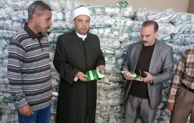 أوقاف البحر الأحمر تسلم 3 آلاف شنطة مواد غذائية للتضامن لتوزيعها على الأسر الأولي بالرعاية