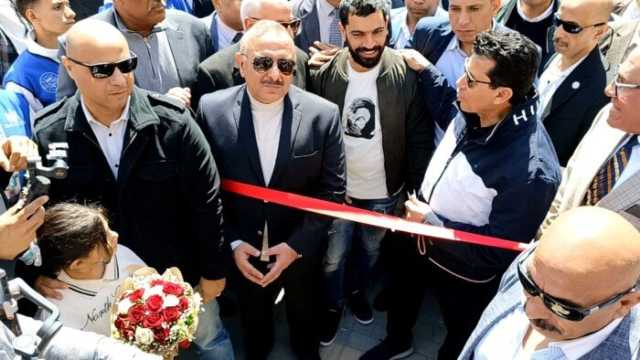 افتتاح مركز شباب محمد صلاح بحضور وزير الرياضة ورئيس الهيئة العربية للتصنيع ومحافظ الغربية