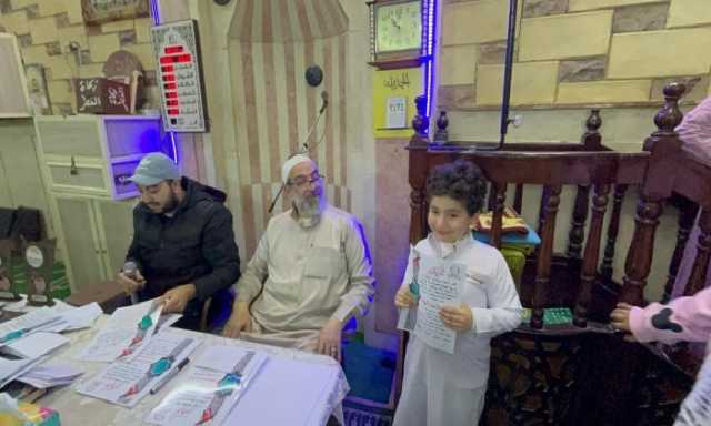 تكريم 50 طفلًا من حفظة القرآن الكريم في احتفالية بمسجد المصري بالإسكندرية