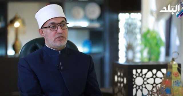 «مفتي الجمهورية»: يجوز توجيه الزكاة لمساعدة المتضررين في غزة