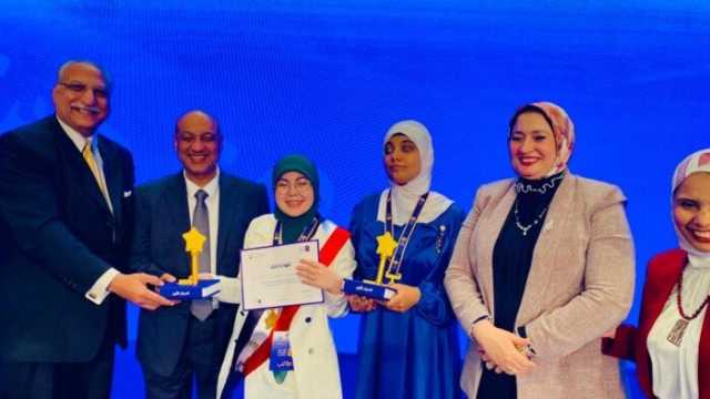 الطالبة تغريد محمد تفوز بالمركز الأول علي مستوي مصر والرابع علي مستوي الوطن العربي في تحدي القراءة