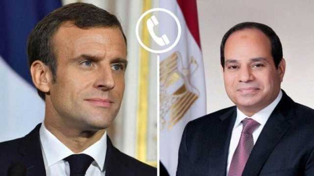 الرئيس السيسي ونظيره الفرنسي يبحثان تطورات غزة وتفعيل اتفاقات الشراكة الثنائية