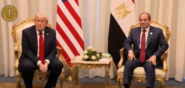 ترامب: الرئيس السيسي رجل قوي جدا وصديق مقرب لي
