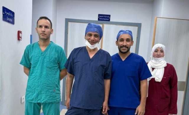 نجاح عملية استئصال رحم لمريضة تعاني من بطانة الرحم المهاجرة والفشل الكلوي بمستشفى العدوة