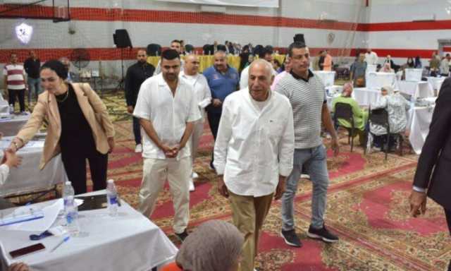 انتهاء التصويت في الجمعية العمومية لنادي الزمالك