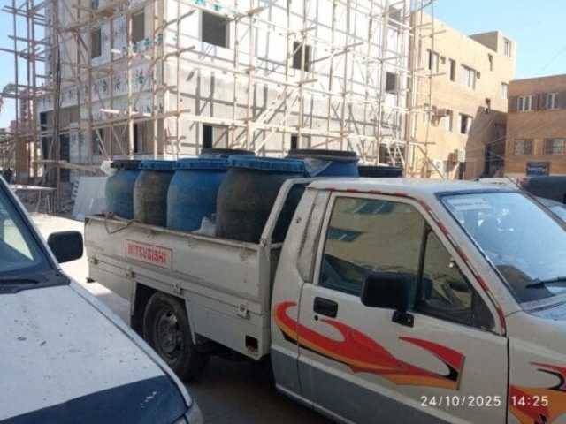 ضبط سيارة مُحملة بألبان غير صالحة للاستهلاك الآدمي في حملة بالمنيا