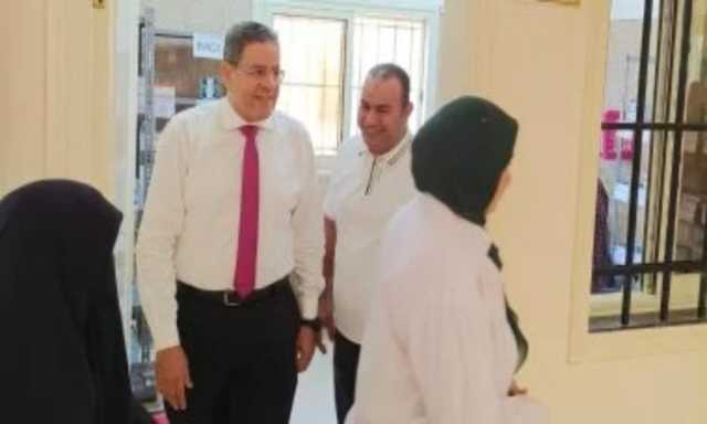 مدير صحة المنوفية يتفقد وحدة صحة التاسعة ومستشفى السادات العام