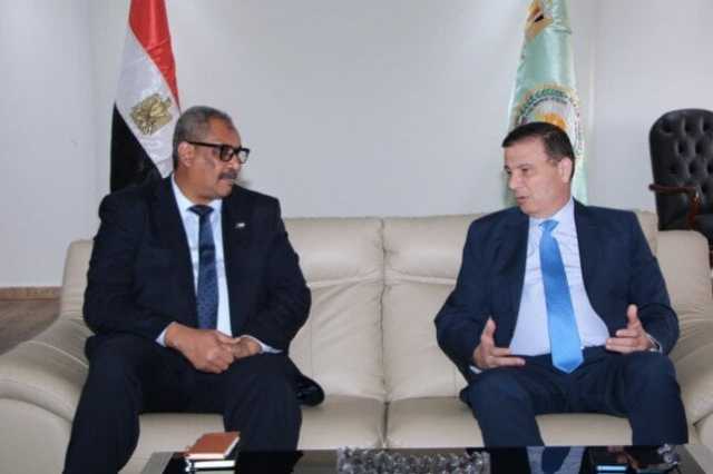 وزير الزراعة يبحث مع نظيره السوداني تعزيز التعاون المشترك