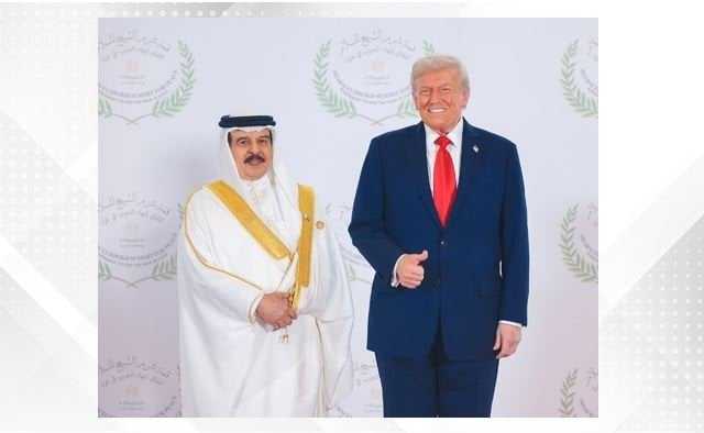 العاهل البحريني والرئيس الأمريكي يبحثان سُبُل تعزيز التعاون