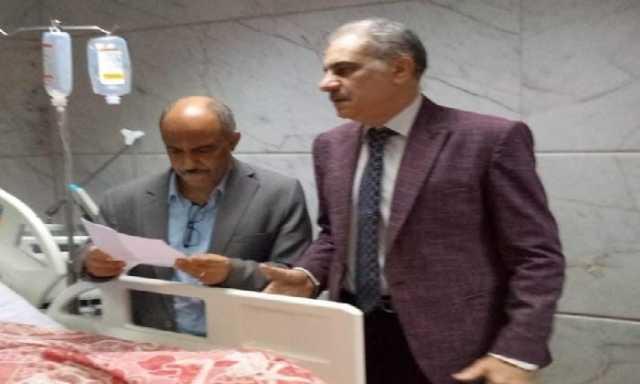 رئيس جامعة أسوان يطمئن على طلاب جامعة بنها المصابين في حادث مروري بأبو سمبل