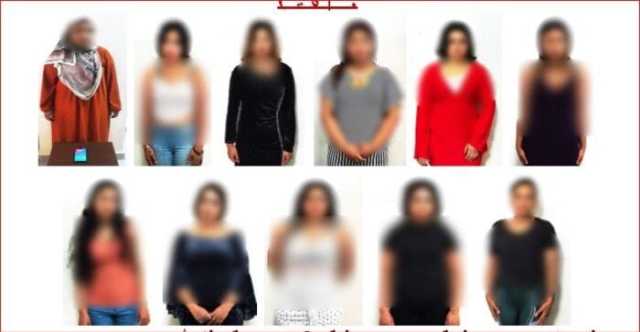 ضبط 11 سيدة لاتهامهن بممارسة الأعمال المنافية للأداب بالدقهلية