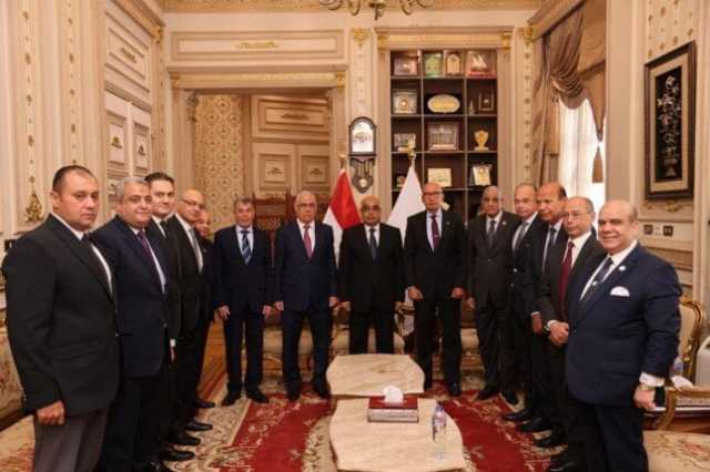 وزير العدل يزور دار القضاء العالى ومجلس الدولة للتهنئة بالعام القضائي الجديد