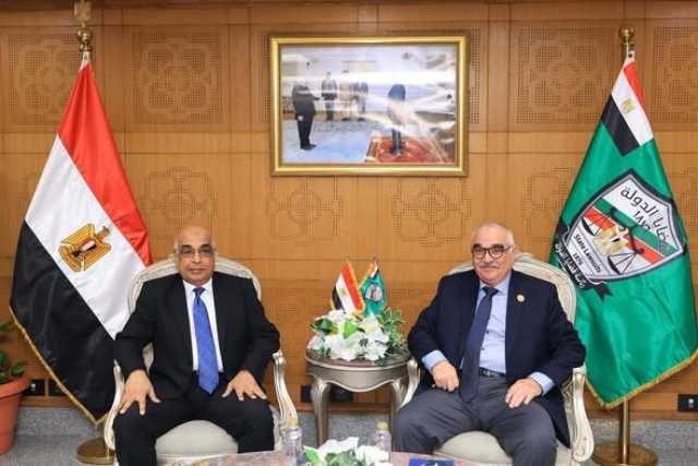 وزير العدل يزور هيئة قضايا الدولة للتهنئة بالعام القضائي الجديد