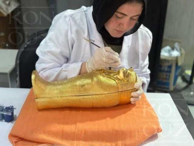 «مستوحاة من تابوت الملك الذهبي».. تفاصيل الدعوة الخاصة بافتتاح المتحف المصري الكبير 2025